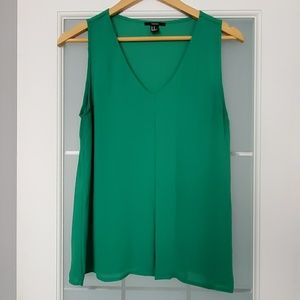 Green Sleeveless Top
